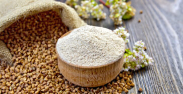 Flour buckwheat for fasting