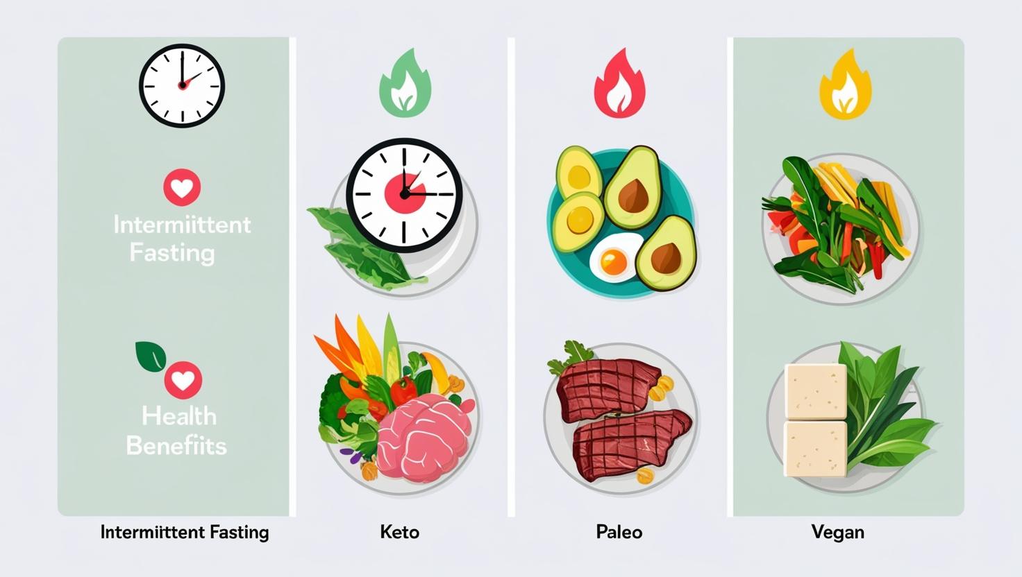 Intermittent Fasting vs. Keto, Paleo, and Vegan Diets: Which One’s Right for You